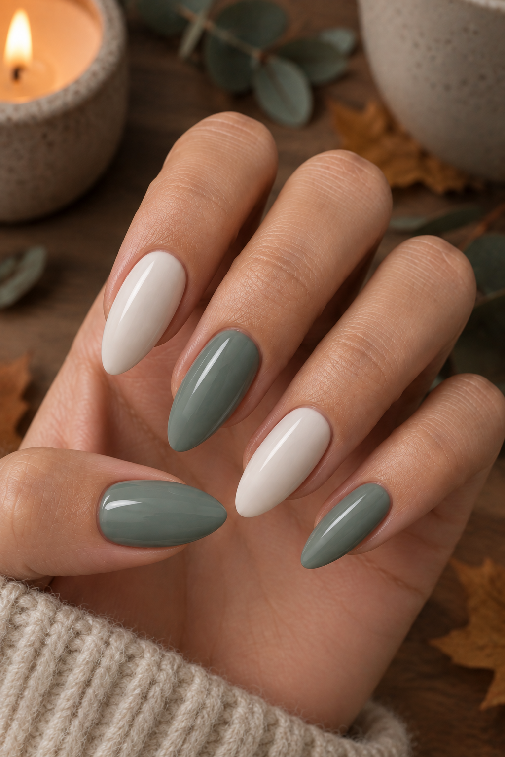 Eucalyptus Green & Porcelain