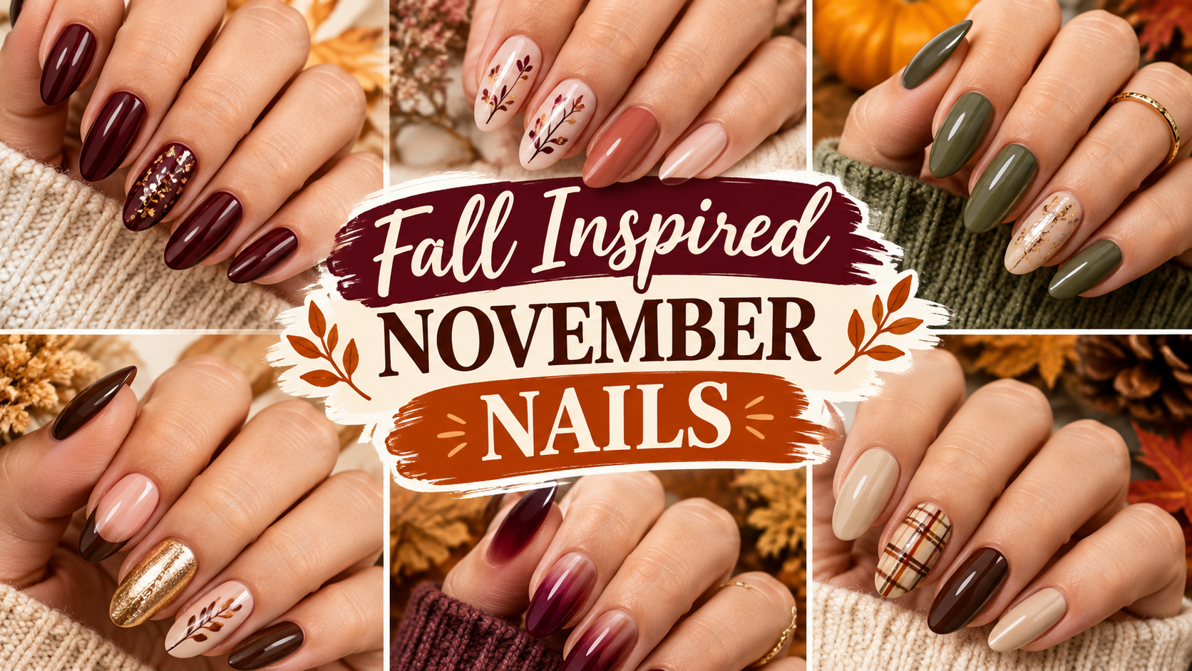 Fall Inspired November Nails