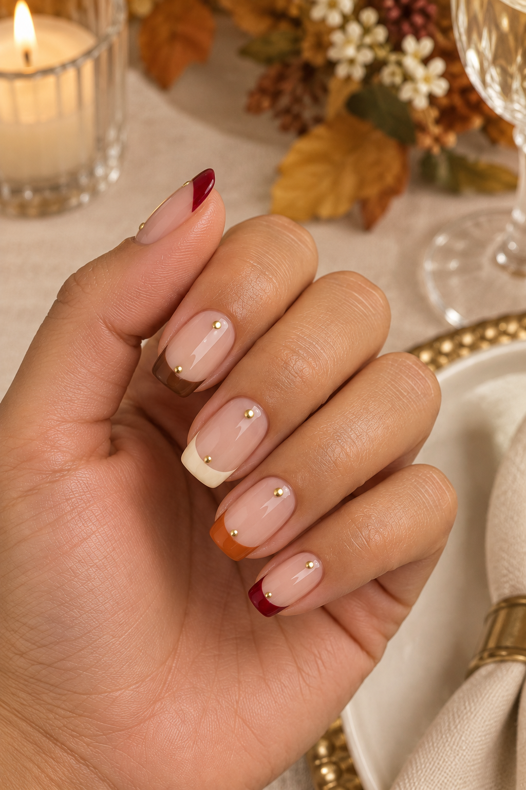 Napkin Ring French Tips