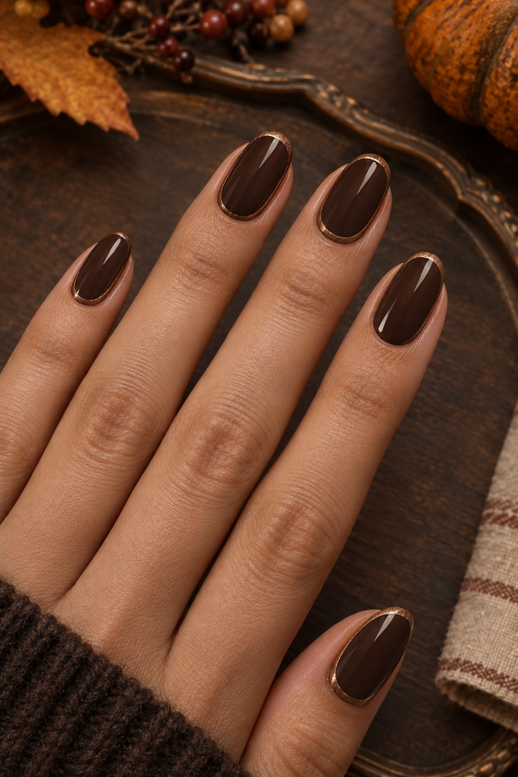 Thanksgiving Serving Tray Nails